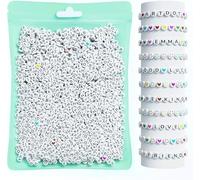ARTDOT 800 Pcs Letter Beads for Friendship Bracelet Making Kit, 28 Styles Alphabet Beads for TS Bracelets Crafts and Jewellery Making Kit for Teenage Girls Gifts or Bestie Friend Gifts