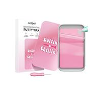 ARTDOT Strong Adsorption Putty Wax for Diamond Painting Kit for Adults, 16.8 x 8.9 cm Glue Clay with Sealed Storage Box for Diamond Art Accessories and Tools(Pink)