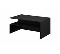 Arte Athens 99 Black Gloss Coffee Table W1000mm H450mm D600mm - Stylish Design With Under-Table Shelf