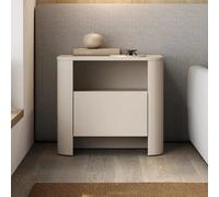 Arte Bari Cabinet 58Cm In Cashmere - Modern Handleless Side Cabinet For Serene Family Spaces