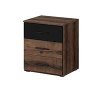 Arte Beta Bedside Cabinet In Oak Monastery - A Touch Of Sophistication For Your Bedroom - W460mm X H550mm X D410mm