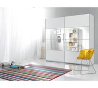 Arte Beta Sliding Door Wardrobe W2200mm H2100mm D600mm - Spacious Elegance In White Matt