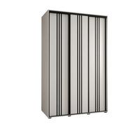 Arte Cannes Vi Sliding Door Wardrobe In White - Premium Laminated Board - Pvc-Finished Edges - W150Cm X H205Cm X D60Cm