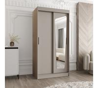 Arte Cashmere Wardrobe W100Cm X H200Cm X D62Cm - Affordable Calm For Small Spaces