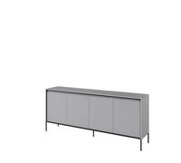 Arte Chic And Modern Large Sideboard Cabinet With Fluted Front(H)830mm (W)1930mm (D)400mm - Light Grey