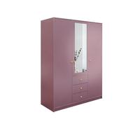 Arte Chic Plum Siena Ii D3 Wardrobe 149Cm - Sophisticated Mirror & Smart Storage