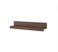 Arte Chocolate Sonoma Oak Bordo 04 Floating Wall Shelf 120Cm - Z-Shaped Storage Display
