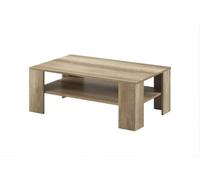 Arte Country Oak Coffee Table With Storage Shelf, Timeless Living Room Furniture Table, Laminated Board, W103Cm X H38Cm X D68Cm
