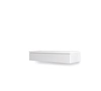 Arte Create A Bright Oasis With The Navene Floating Dressing Table (1000mm X 200mm X 380mm) In Pristine White