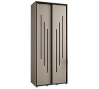 Arte Elegant Dakota Viii Sliding Door Wardrobe 1000mm - Stylish Storage With Hanging Rails, And Shelves H2350mm D600mm