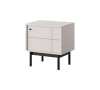 Arte Elegant Japandi Cabinet H570mm W540mm D390mm In Cashmere - Compact Storage Solution