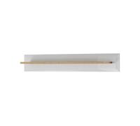 Arte Elegant Nordi Wall Shelf H170mm W1070mm D190mm In White Gloss And Oak - Stylish Display Solution
