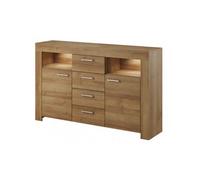 Arte Elegant Sky Sideboard Cabinet H960mm W1550mm D400mm In Riviera Oak - Versatile Storage Solution