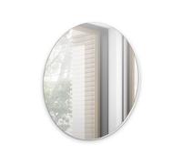 Arte Enhance Your Space With The Elegant Navene Round Mirror 700mm In Pristine White