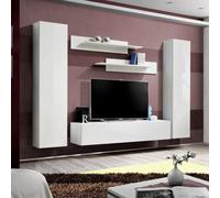 Arte Fly A1 White Entertainment Unit 260Cm - Bright Modular Living For Contemporary Families