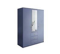 Arte Fresh Light Blue Siena Ii D3 Wardrobe 149Cm - Stylish Storage With Mirror Accent