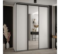 Arte Fresh White Cannes Iii Sliding Door Wardrobe 200Cm - Bright, Customisable Storage For Large Spaces