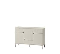 Arte Harmony Hr-06 Sideboard Cabinet In Cashmere & Truffle - 1300mm X 870mm X 400mm - Modern Elegance With Ample Storage