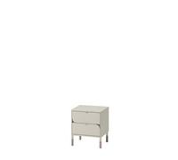 Arte Harmony Hr-07 Bedside Table In Cashmere & Truffle - 460mm X 520mm X 400mm - Sleek Storage With Modern Touch