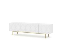 Arte Kairo Tv Cabinet White Matt W1800mm X H510mm X D420mm