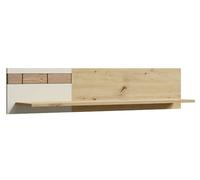 Arte Keks Floating Shelf 120 Cm In Cashmere & Oak Artisan - Slim Display Ledge For Warm Modern Walls