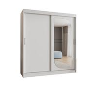 Arte Luminous White Lucy Sliding Door Wardrobe 1800mm X 2000mm X 620mm - A Bright And Elegant Storage Essential