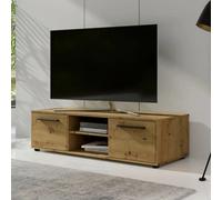 Arte Maxione 09 Tv Cabinet 150Cm - Oak Artisan, Warm Woodgrain Media Console