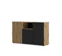 Arte Modern Auris Sideboard Cabinet In Oak Artisan W1350mm X H820mm X D420mm