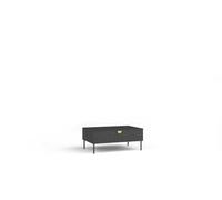 Arte Mond 7 Coffee Table W100Cm X H42Cm X D66Cm Black Graphite - Modern Storage With Sleek Lines