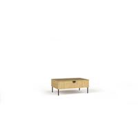 Arte Mond 7 Coffee Table W100Cm X H42Cm X D66Cm Oak Baltic - Natural Finish With Practical Storage