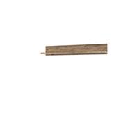 Arte Olin Rustic Wall Shelf In Appenzeller Fichte Oak & Black Matt - W1470mm X H220mm X D240mm