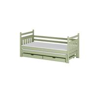 Arte Olive Daniel Double Bed With Trundle W98Cm - Nature-Inspired Storage Bed For Modern Family Living