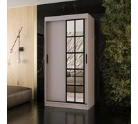 Arte Orlando Cashmere 100Cm Sliding Door Wardrobe For Calm Neutral Storage