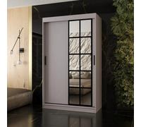Arte Orlando Cashmere 120Cm Sliding Door Wardrobe For Calm Neutral Storage