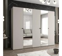 Arte Parma Ii 250Cm Cashmere Hinged Door Wardrobe - Calm Sophistication With Purposeful Design
