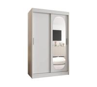 Arte Radiant White Royal Sliding Door Wardrobe 1200mm X 2000mm X 620mm - A Bright And Sophisticated Storage Solution