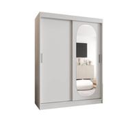 Arte Radiant White Royal Sliding Door Wardrobe 1500mm X 2000mm X 620mm - A Bright And Sophisticated Storage Solution