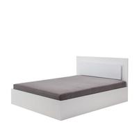 Arte Siena Eu King Bed Frame W168Cm X H101Cm X D205Cm - White Matt With Led Headboard