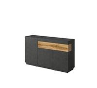 Arte Silke 43 Sideboard Cabinet In Matera And Wotan Oak - Modern Elegance With Spacious Storage - W1500mm X H850mm X D400mm