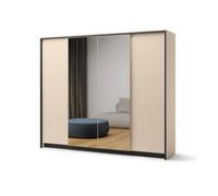 Arte Sophisticated Enna 6 Hinged Door Wardrobe 2510mm X 2150mm X 640mm - Luxurious Storage Solution