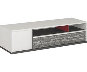 Arte Sophisticated Philosophy Tv Cabinet In Grey & White (H)400mm (W)1600mm (D)500mm - Multifunctional Media Unit