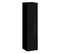 Arte Switch Sw2 Black Gloss Tall Cabinet 30Cm - Refined Modern Storage With Sleek, Hidden Shelving