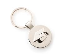 ARTÉ TOUCH KEYCHAIN, Suitable for engraving, Polished Stainless Steel Metal Keyring 8172E, grey, Nessuna taglia
