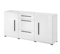 Arte Tulsa Contemporary Sideboard Cabinet In White Gloss - W1800mm X H860mm X D390mm