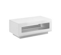 Arte Tulsa Stylish Coffee Table In White Gloss - W1100mm X H440mm X D600mm