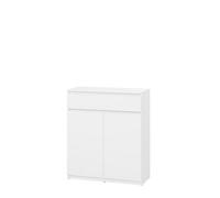 Arte White Simply 2 Hallway Cabinet W92Cm X H107Cm X D40Cm - Bright And Timeless Design