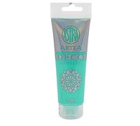 Artea, 75 ml, Acrylic Paint, Deco, Peppermint, Waterproof, 75 ml, High Coverage Efficiency, 1 Tube, For Artistic and Decorative Use, For Paper/Cardboard/Wood/Canvas/MDF/Metal/Glass