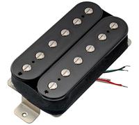 Artec HBBA-TBN Alnico 5 Uncovered Humbucker Electric Guitar Bridge Pickup 16.8K, Black