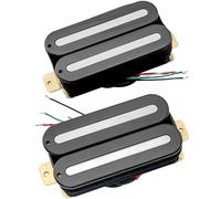 Artec HXTN Super Power Dual Hot Rail Ceramic Humbucker Electric Guitar Neck Bridge Pickups Set, Black
