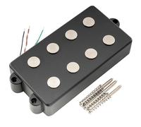 Artec MMC4 Ceramic Magnet Soapbar Style Bass Pickup Neck Pickup 12.6K for 4-String MusicMan Style Bass, Black